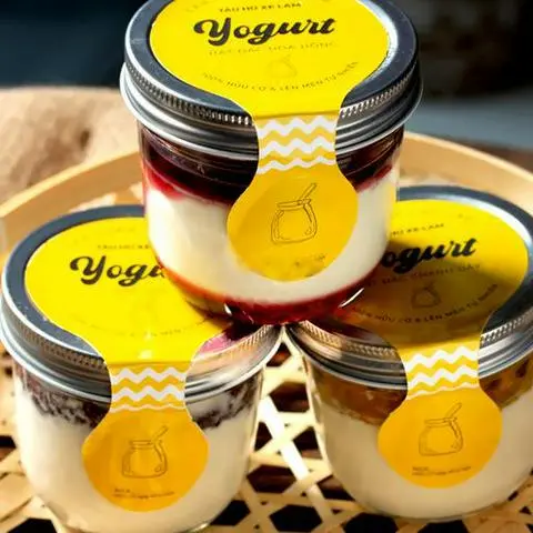 Hình ảnh Yogurt dẻo nếp cẩm - hủ