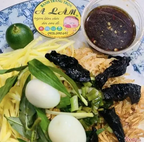 Hình ảnh Bánh tráng trộn - Bò đen sốt