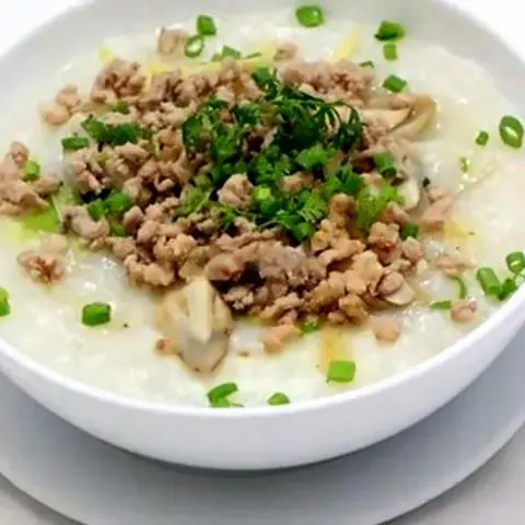 Hình ảnh Cháo thịt bằm người lớn