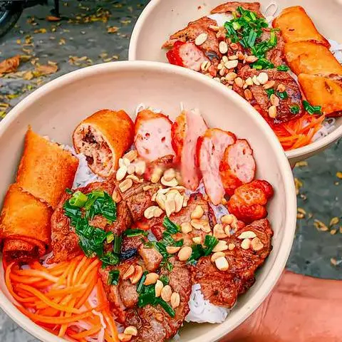 Hình ảnh Bún thịt nướng - Nem nướng