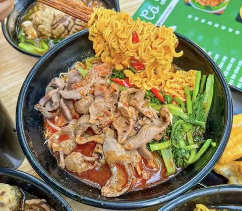 Hình ảnh Mì Bò Mọc Chua Cay