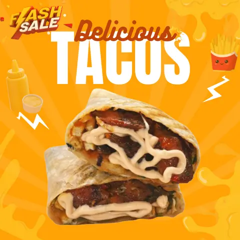 Hình ảnh Big tacos xúc xích sốt mayocha