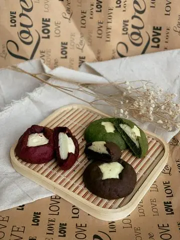 Hình ảnh Cookies mềm trà xanh phô mai