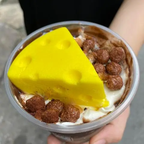 Hình ảnh Milo dầm kem cheese phomat Jerry