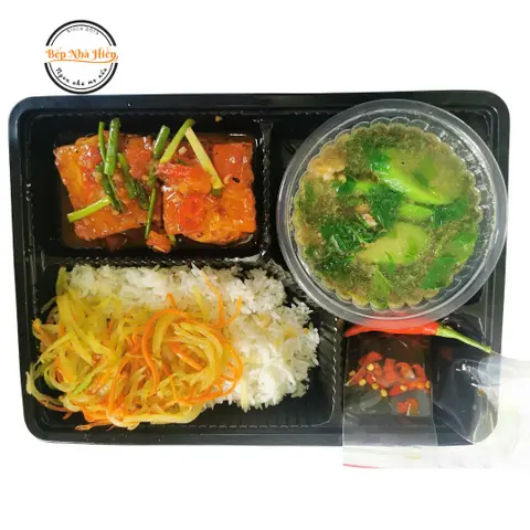 Hình ảnh Cơm đậu hũ nhồi thịt