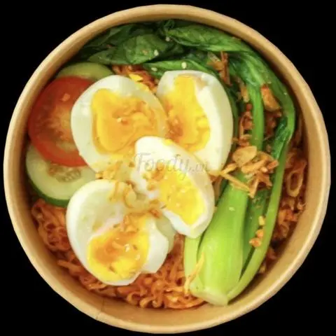 Hình ảnh Mì Trộn 2 Trứng Lòng Đào