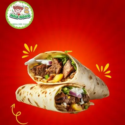 Hình ảnh Combo Kebab cuộn + Trà Chanh/Tắc