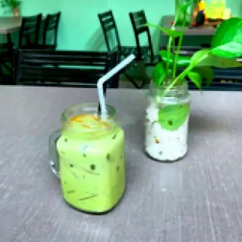 Hình ảnh Trà sữa thái xanh