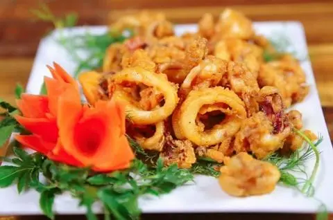 Hình ảnh Mực chiên giòn
