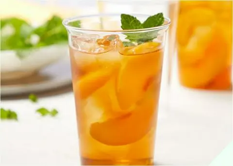 Hình ảnh Trà đào miếng