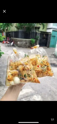 Hình ảnh Bánh tráng dẻo mỡ hành tỏi phi