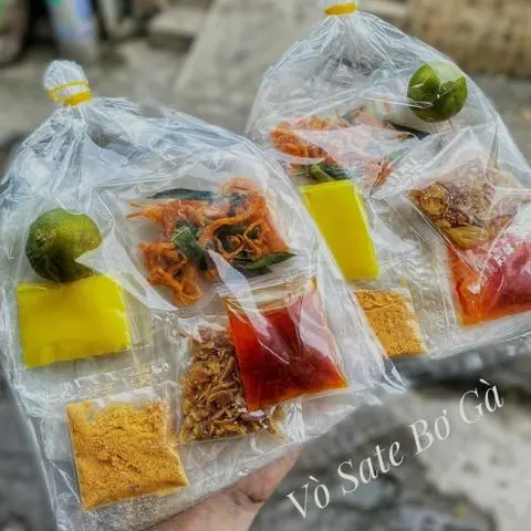 Hình ảnh [MÓN MỚI] Bánh tráng vò sate bơ gà 