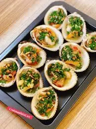 Hình ảnh Sò dương nướng mỡ hành 