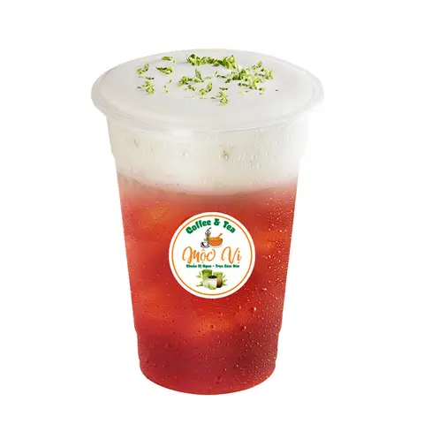 Hình ảnh Thái machiato đỏ