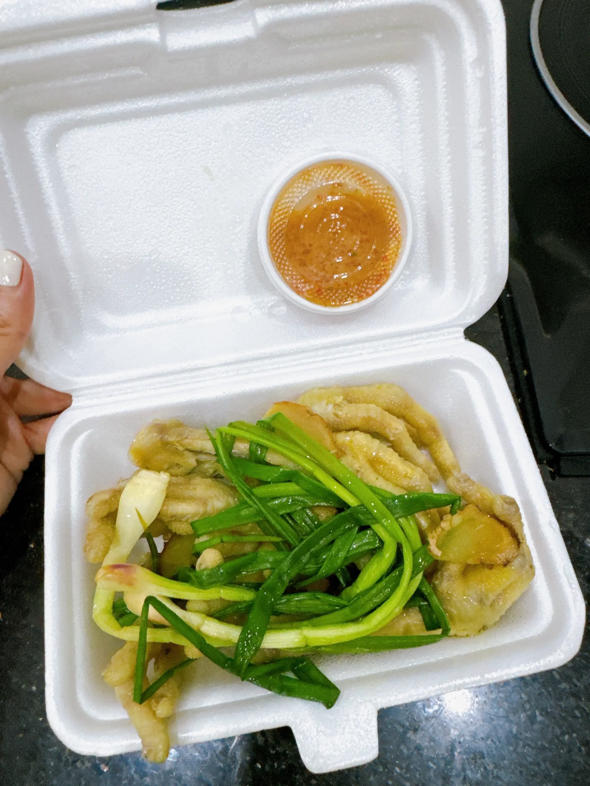 Hình ảnh Chân Gà Hấp Hành Gừng 
