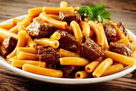 Hình ảnh Nui xào bò