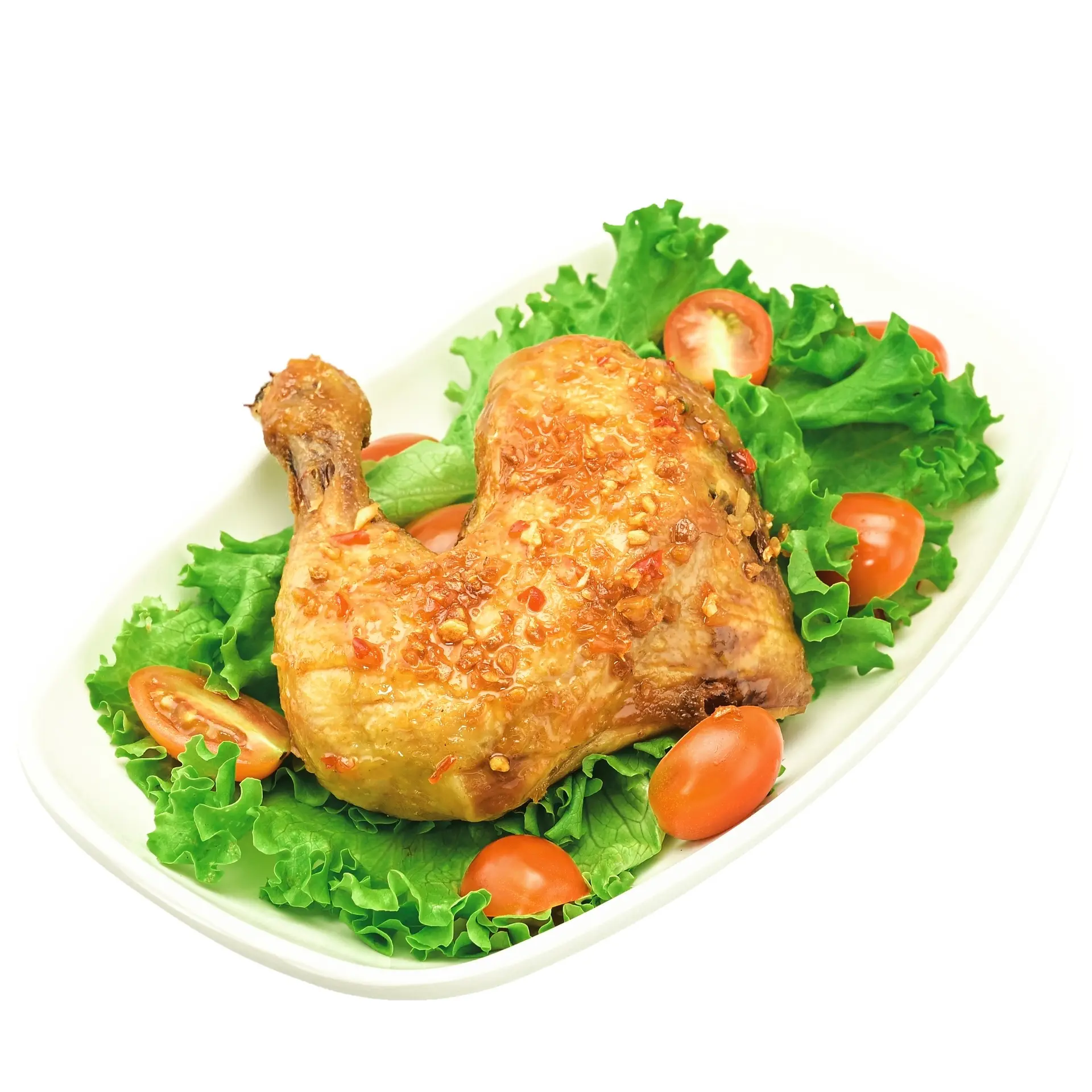 Hình ảnh Cơm Gà Chiên Mắm Tỏi