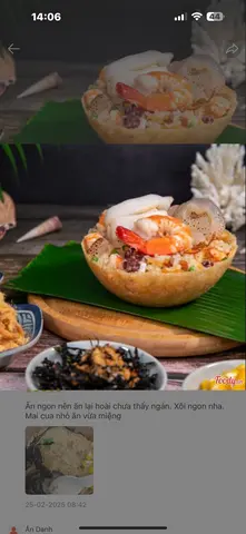 Hình ảnh Xôi ghẹ - hải sản vỏ giòn đặc biệt
