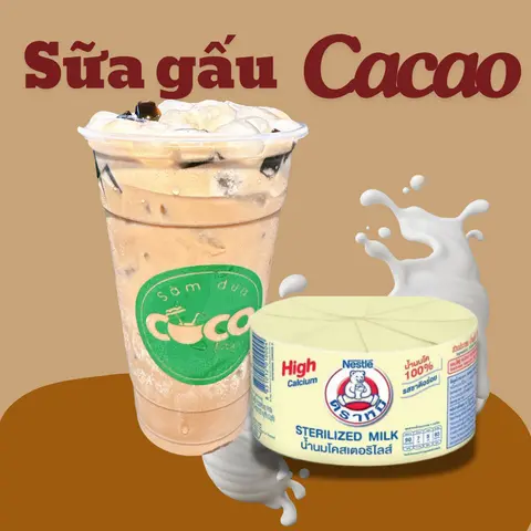 Hình ảnh Cacao Sữa - Thạch Matcha