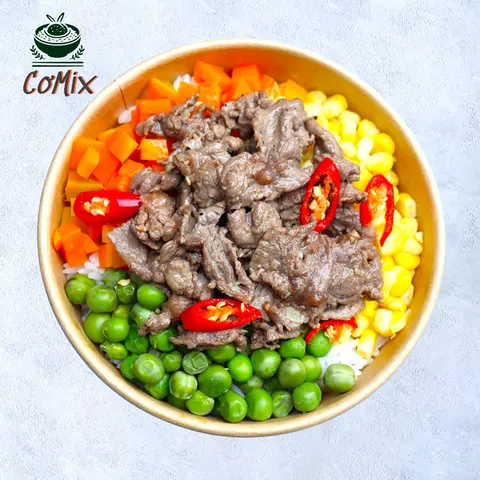 Hình ảnh Cơm Trộn Thịt Bò