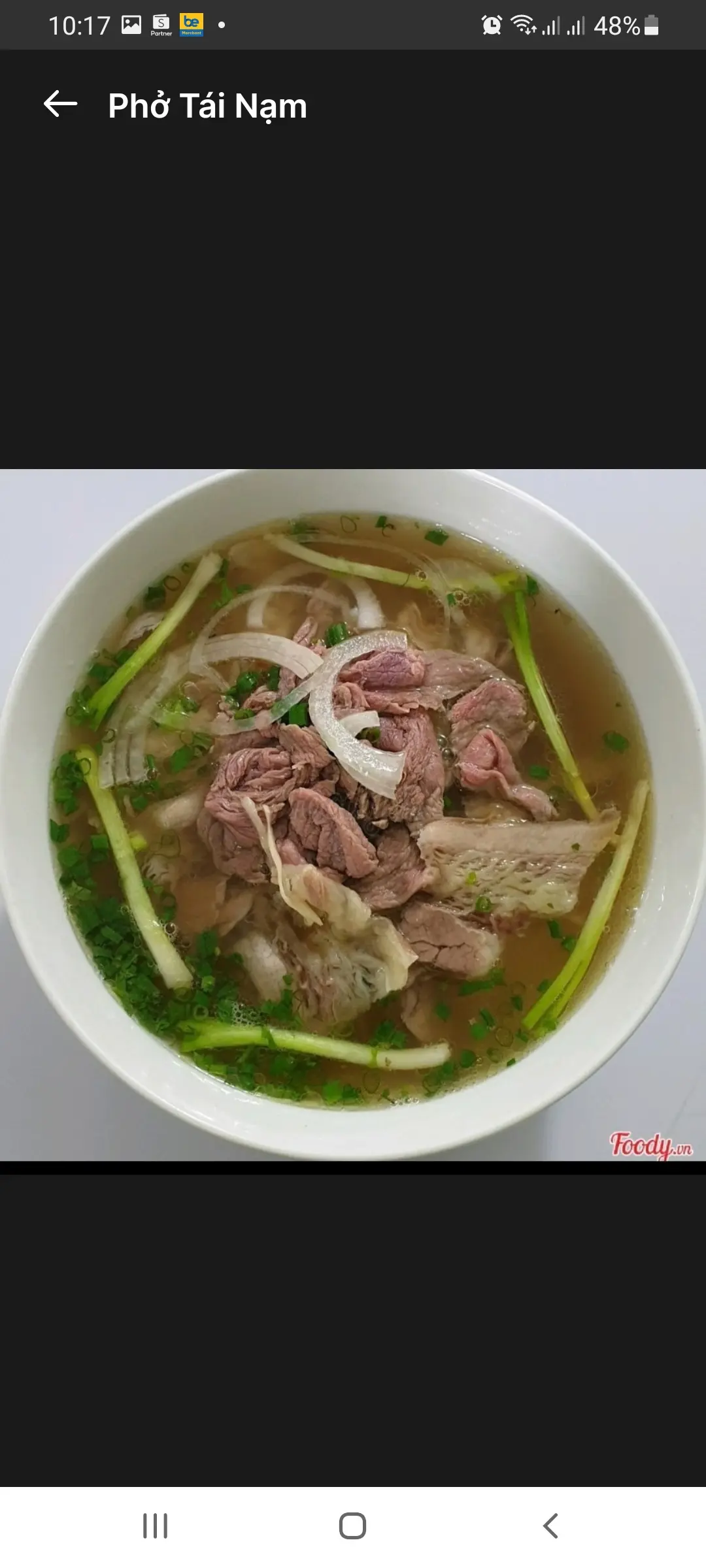 Hình ảnh phở nạm bò viên