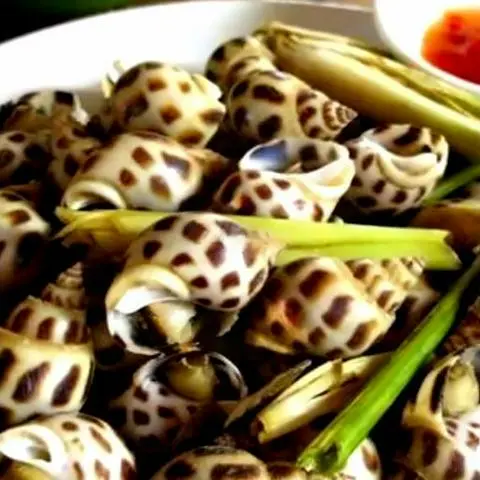 Hình ảnh Ốc hương hấp sả