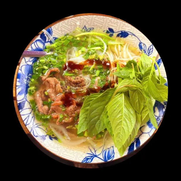 Hình ảnh Phở bắp bò tái lăn