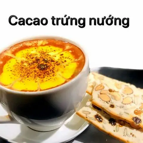 Hình ảnh Ca cao trứng nướng nóng - lạnh