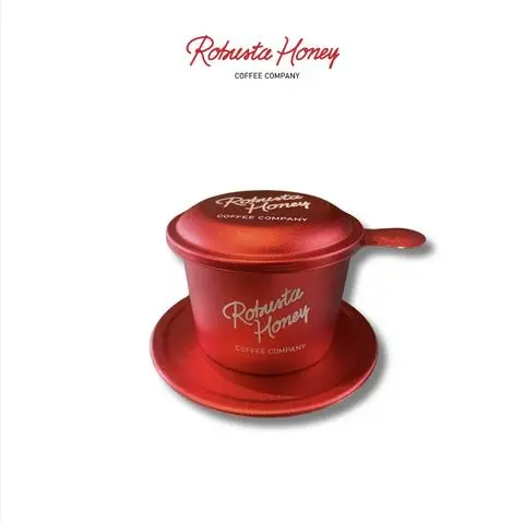 Hình ảnh PHIN INOX PHA CÀ PHÊ - PHIN HONEY RED ANODE