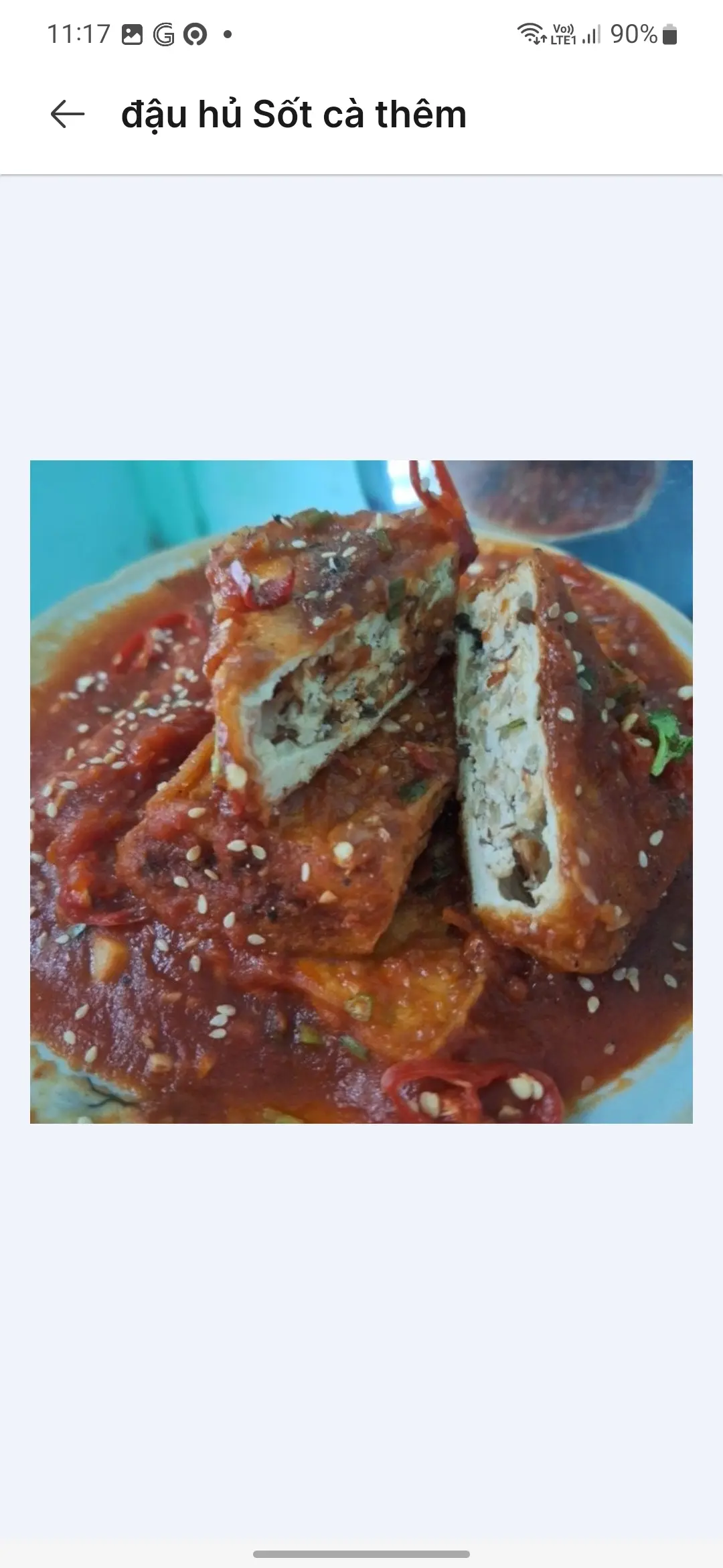 Hình ảnh Cơm Đậu hủ Sốt Cà 