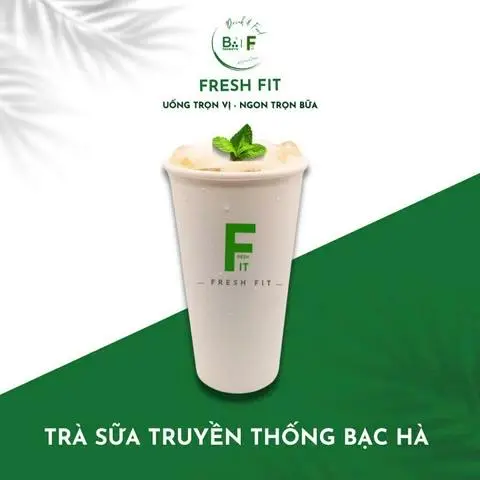 Hình ảnh Trà sữa truyền thống bạc hà size M