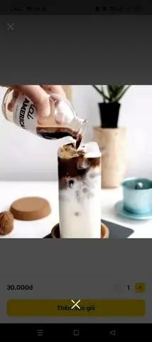 Hình ảnh sữa tươi cafe