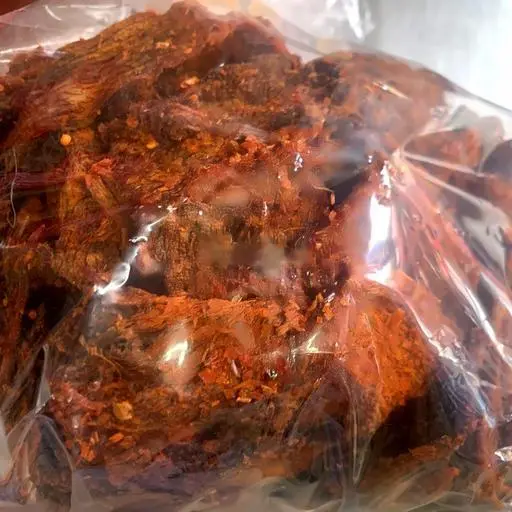 Hình ảnh Khô bò miếng to sả ớt bịch kít 100gram