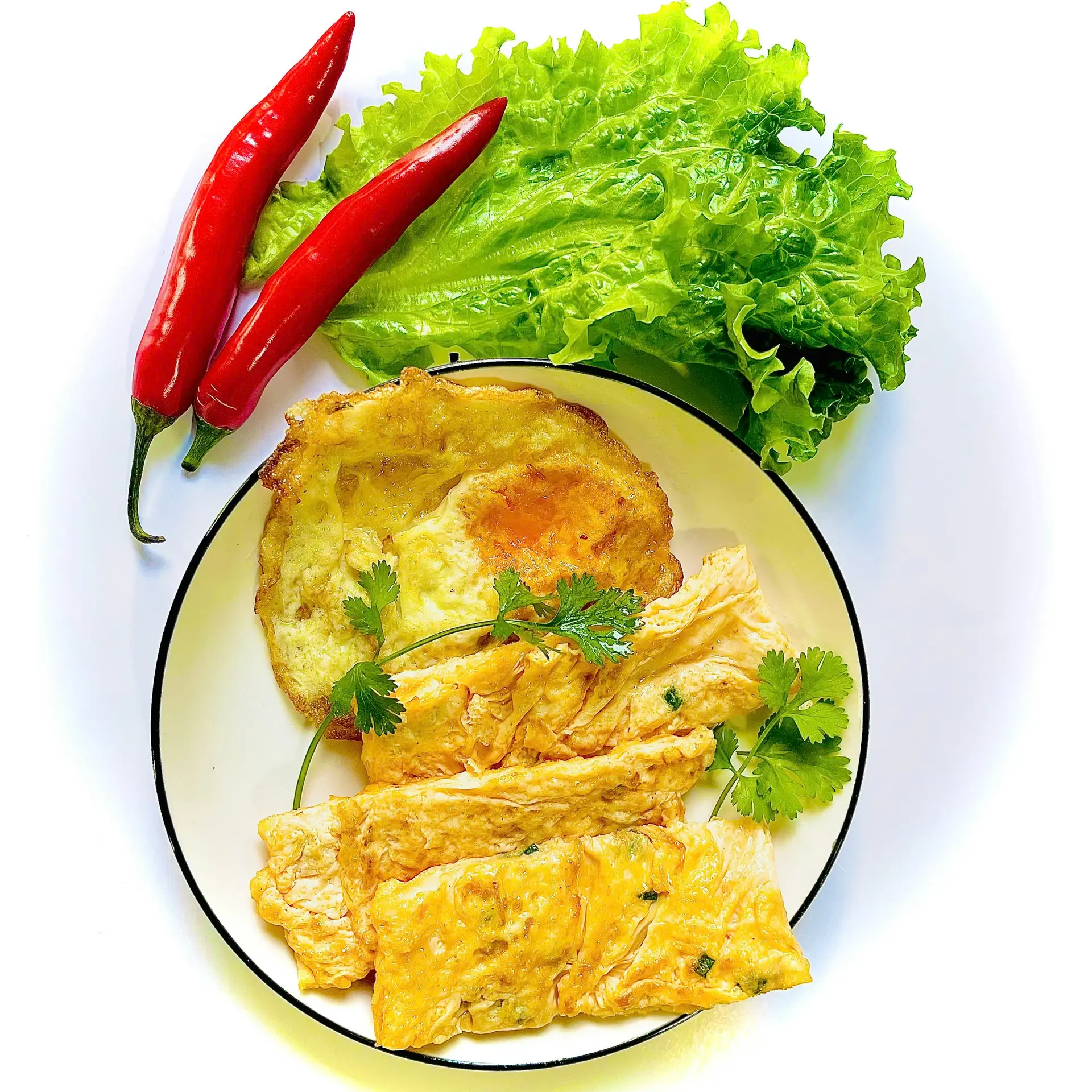 Hình ảnh Thêm: Trứng chiên (không cơm)
