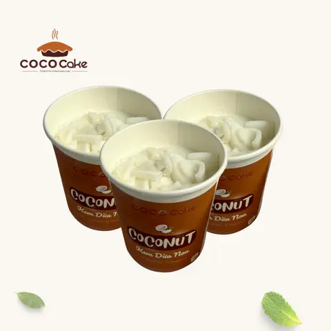 Hình ảnh Combo 3 hộp kem dừa nhỏ 250g