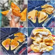 Hình ảnh Hotdog xúc xích - chà bông - phô mai
