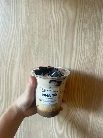 Hình ảnh Cà phê sữa dừa sương sáo 
