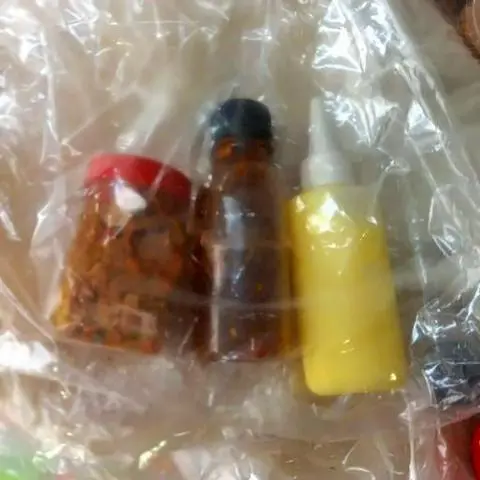 Hình ảnh Sét bánh tráng dẻo tròn phơi sương kèm muối ớt hành phi sốt me ớt bơ vàng 500gram