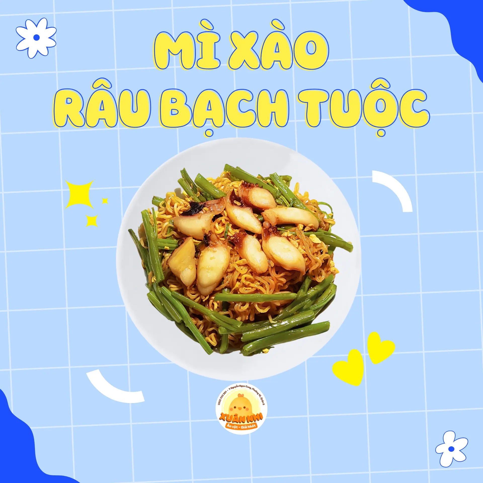 Hình ảnh Mì xào râu bạch tuộc
