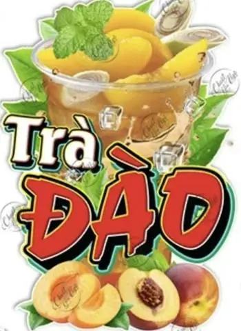 Hình ảnh trà đào cam xã 