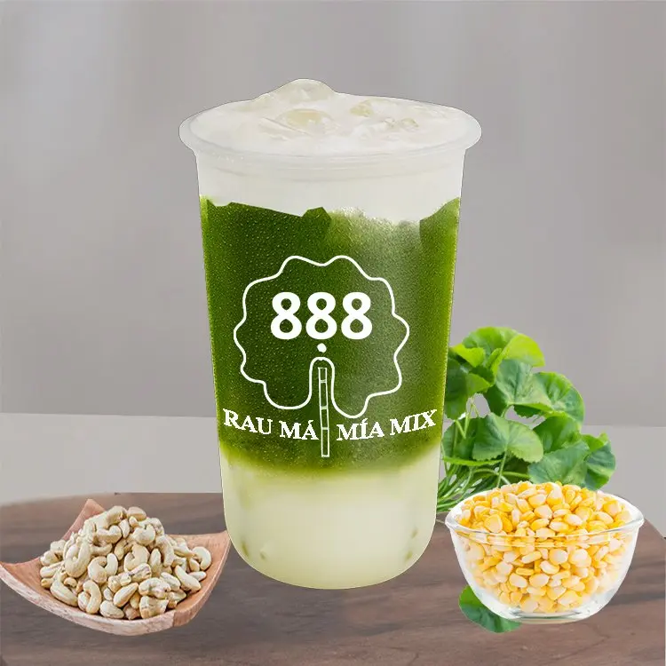 Hình ảnh Rau Má Mix Sữa Hạt Điều + Bắp