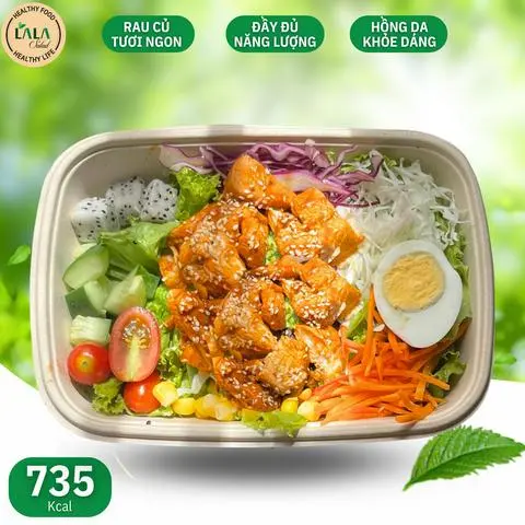 Hình ảnh Salad and Double meat (Bò/ Gà/ Trứng)