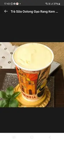 Hình ảnh Trà sữa oolong gạo rang kem phô mai