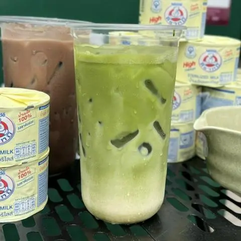 Hình ảnh Matcha Sữa Gấu Ly Lớn