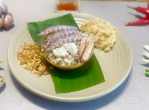Hình ảnh ⭐️Xôi Ghẹ Xanh Mix Tôm Tít Đặc biệt⭐️