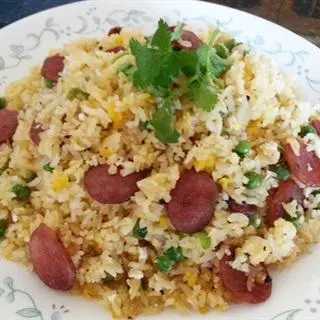 Hình ảnh cơm chiên lạp xưởng 