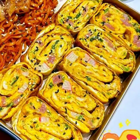 Hình ảnh Trứng cuộn rau củ đặt biệt