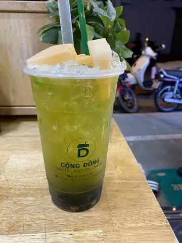 Hình ảnh Trà Dưa Lưới ly 700ml