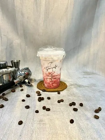 Hình ảnh Latte Dâu Tây 