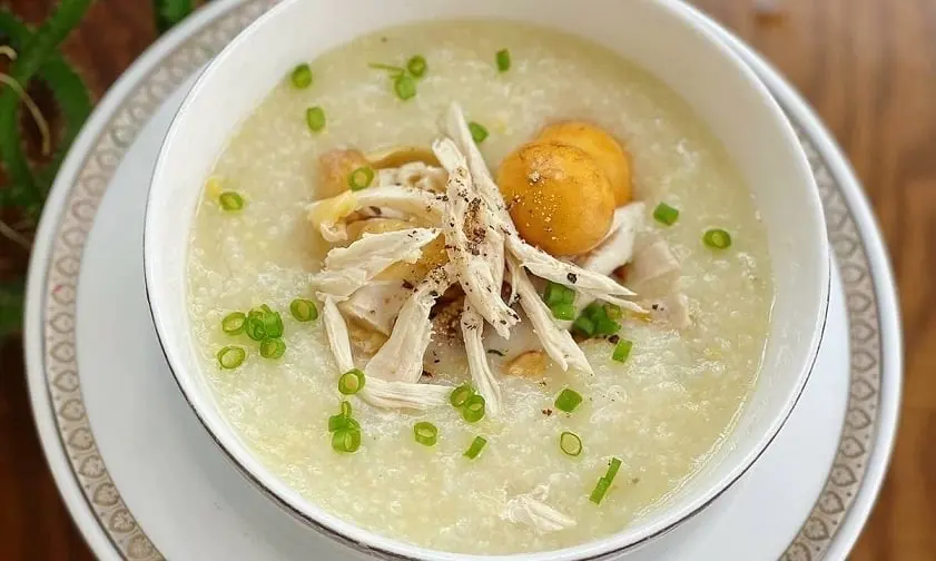 Hình ảnh cháo gà
